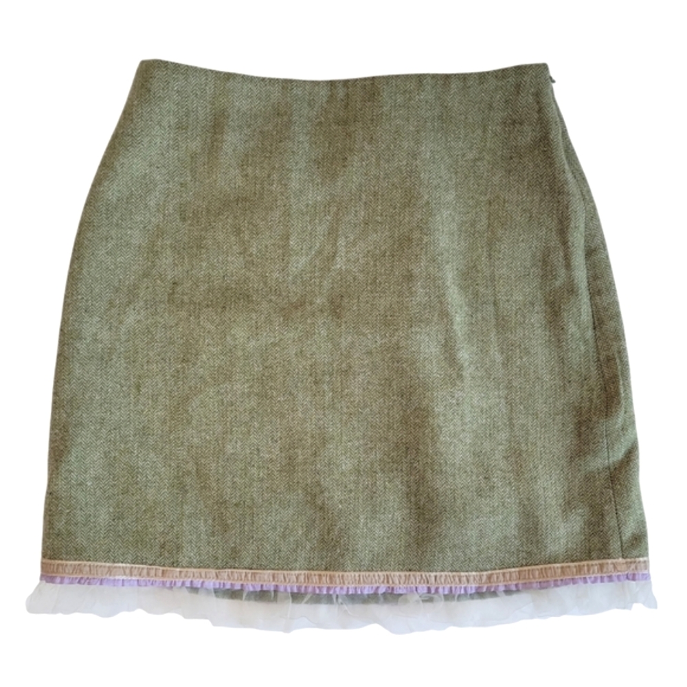 American Girl Wool Skirt w Ruffle Trim Girls 14
